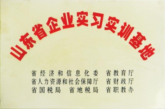 山東省企業(yè)實習(xí)實訓(xùn)基地
